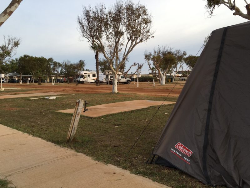 First time setting up a tent