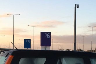 Photo of where we parked at Melbourne Airport Car Park