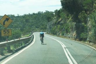 Crazy SA bike rider