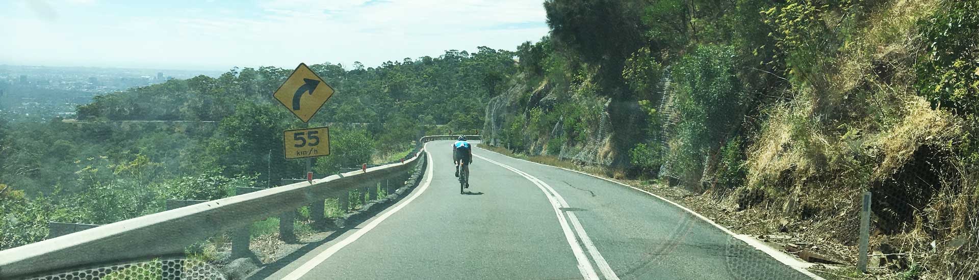 Crazy SA bike rider