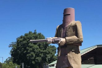 Ned Kelly in Glenrowan