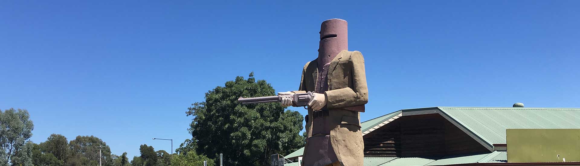 Ned Kelly in Glenrowan